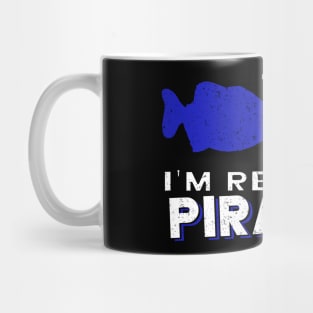 Human costume piranha saying piranha breeder Mug